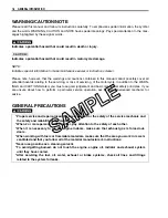 Предварительный просмотр 9 страницы Suzuki Boulevard M50 Service Manual