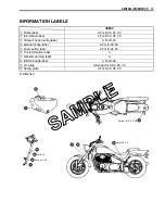 Предварительный просмотр 14 страницы Suzuki Boulevard M50 Service Manual