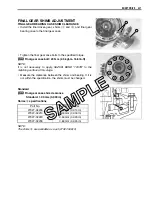 Предварительный просмотр 149 страницы Suzuki Boulevard M50 Service Manual