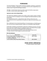 Preview for 3 page of Suzuki Canvas SQ416 Service Manual