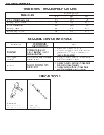 Preview for 314 page of Suzuki Canvas SQ416 Service Manual