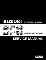 Предварительный просмотр 1 страницы Suzuki DF 40 Service Manual