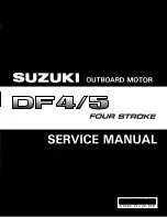 Предварительный просмотр 1 страницы Suzuki DF4 Service Manual