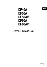 Suzuki DF40A Owner'S Manual preview