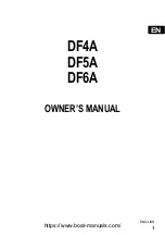 Suzuki DF4A Owner'S Manual preview