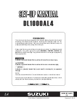 Preview for 1 page of Suzuki DL1000AL4 Owner'S Manual