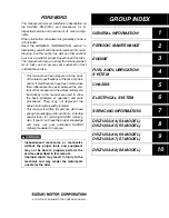 Предварительный просмотр 2 страницы Suzuki DR 125 Service Manual