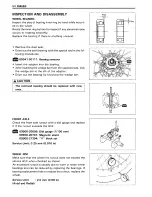 Предварительный просмотр 116 страницы Suzuki DR650SE Shop Manual