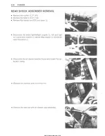 Предварительный просмотр 167 страницы Suzuki drz 400 2000 Service Manual