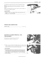 Предварительный просмотр 190 страницы Suzuki drz 400 2000 Service Manual