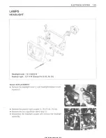 Предварительный просмотр 221 страницы Suzuki drz 400 2000 Service Manual