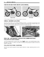 Предварительный просмотр 8 страницы Suzuki drz 400E Service Manual