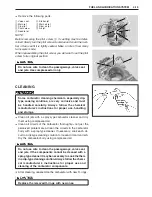 Предварительный просмотр 119 страницы Suzuki drz 400E Service Manual