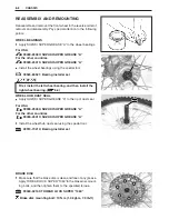 Предварительный просмотр 139 страницы Suzuki drz 400E Service Manual