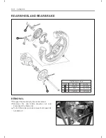 Предварительный просмотр 121 страницы Suzuki EN125-2A Service Manual