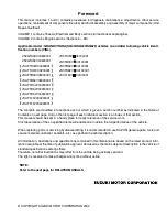 Предварительный просмотр 2 страницы Suzuki Engine 2002 GRAND VITARA SQ625 Service Manual