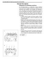 Предварительный просмотр 9 страницы Suzuki Engine 2002 GRAND VITARA SQ625 Service Manual