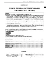 Предварительный просмотр 142 страницы Suzuki Engine 2002 GRAND VITARA SQ625 Service Manual