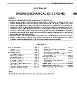 Предварительный просмотр 292 страницы Suzuki Engine 2002 GRAND VITARA SQ625 Service Manual