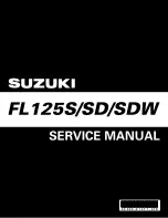 Предварительный просмотр 1 страницы Suzuki FL125S Service Manual