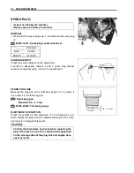 Предварительный просмотр 20 страницы Suzuki FL125S Service Manual