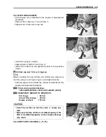 Предварительный просмотр 23 страницы Suzuki FL125S Service Manual