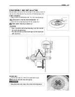 Предварительный просмотр 149 страницы Suzuki FL125S Service Manual