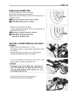 Предварительный просмотр 159 страницы Suzuki FL125S Service Manual