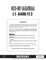 Preview for 1 page of Suzuki FL2 Setup Manual