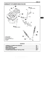 Предварительный просмотр 71 страницы Suzuki freewind Service Manual