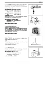 Предварительный просмотр 75 страницы Suzuki freewind Service Manual