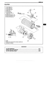 Предварительный просмотр 91 страницы Suzuki freewind Service Manual