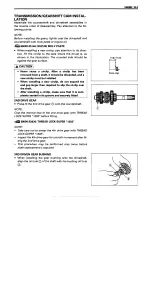 Предварительный просмотр 97 страницы Suzuki freewind Service Manual