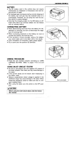 Предварительный просмотр 203 страницы Suzuki freewind Service Manual