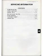 Предварительный просмотр 58 страницы Suzuki FZ50 1979 Service Manual