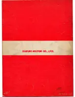 Предварительный просмотр 74 страницы Suzuki FZ50 1979 Service Manual