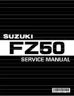 Suzuki FZ50 Service Manual предпросмотр