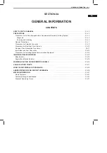 Preview for 5 page of Suzuki GA413 Service Manual