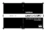 Preview for 1132 page of Suzuki GA413 Service Manual