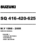 Preview for 1 page of Suzuki Grand Vitara 1998 Service Manual