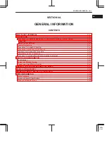 Preview for 4 page of Suzuki Grand Vitara 1998 Service Manual