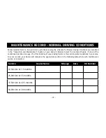 Preview for 31 page of Suzuki Grand Vitara 2012 Warranty & Maintenance Information