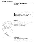 Preview for 475 page of Suzuki GRAND VITARA XL-7 Service Manual