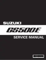 Suzuki GS500E Service Manual preview