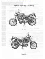 Предварительный просмотр 3 страницы Suzuki GSF 400 BANDIT Service Manual