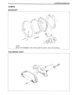 Предварительный просмотр 148 страницы Suzuki GSF 400 BANDIT Service Manual