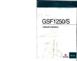 Предварительный просмотр 1 страницы Suzuki GSF1250 Owner'S Manual