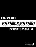 Suzuki GSF600K1 2001 Service Manual предпросмотр