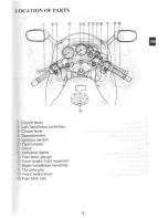 Предварительный просмотр 11 страницы Suzuki GSX 600F 2000 Owner'S Manual