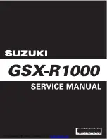 Предварительный просмотр 1 страницы Suzuki GSX-R1000 2007 Service Manual